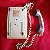 Decoração Telefone Button Made in Japan cor Creme - Imagem 6