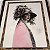 Quadro de espelho mulher com chapéu 57x45cm vintage - Imagem 4