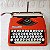 Funcionando - Máquina De Escrever Hermes Baby Vermelha - Imagem 13