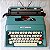 Funcionando - Máquina De Escrever Olivetti College Verde - Imagem 1