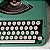 1 - Funcionando Máquina De Escrever Datilografia Verde Olivetti Lettera 82 - Imagem 10