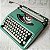 1 - Funcionando Máquina De Escrever Datilografia Verde Olivetti Lettera 82 - Imagem 4