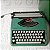 1 - Funcionando Máquina De Escrever Datilografia Verde Olivetti Lettera 82 - Imagem 13