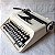 Funcionando Máquina De Escrever CURSIVA Remington Ten Forty Sperry Rand cor creme Typewriter - Imagem 5