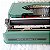 FUNCIONANDO Máquina De Escrever Datilografia Olivetti Lettera 82 verde - Imagem 10