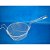 Cesto Para Fritura Inox Grande Profissional - Cesto de Fritura Inox Redondo Escorrer Fritura Peixe Camarão Pastel Frango - Imagem 6