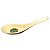 Colher De Melamina Para Sopa Estilo Oriental Cor Branco Preto - Colher De Sopa Oriental Melamina - Imagem 3