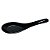 COLHER MELAMINE Preto de Sopa Missoshiru 14cm Estilo Oriental Japonês - Colher Japonesa de Sopa - Imagem 7