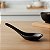 COLHER MELAMINE Preto de Sopa Missoshiru 14cm Estilo Oriental Japonês - Colher Japonesa de Sopa - Imagem 1