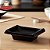 PORTA SHOYU Melamina Retangular Preto 9cm - Pires Para Shoyu Louça Restaurante Japonês Sushiman - Imagem 3