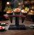 Porta Temaki Preto com Vermelho Com 3 Furos - Suporte Profissional Para Temakis Sushiman Restaurante Japonês - Imagem 2