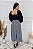 Saia Midi tricot xadrex - Imagem 5