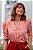 Blusa Plano Pêssego Com Gola Peter Pan  Mangas Princesa - Imagem 7