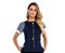 SALOPETE JEANS EVASÊ E  BOLSOS FRONTAIS - Imagem 3