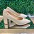 Scarpin Salto Bloco Santinelli Feno 1478001 - Imagem 3