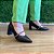 Scarpin Salto Bloco Beira Rio Preto c/ Brilho 4241230 - Imagem 2