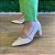 Scarpin Beira Rio Creme c/ Brilho 4241230 - Imagem 2