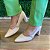 Scarpin Beira Rio Creme c/ Brilho 4241230 - Imagem 1