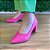 Scarpin Salto Bloco Santinelli Pink 1478001232 - Imagem 3