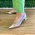 Scarpin Santinelli Salto Bloco Baixo Champagne 1474036232 - Imagem 1