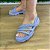 Sandália Moleca Azul Jeans  54751121 - Imagem 3