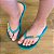 Chinelo Coca Cola Com Solado de Borracha Verde CC4027 - Imagem 3