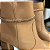 Bota Ramarim Caqui Cano Curto Salto Couro Legítimo c/ Strass 2468102 - Imagem 5