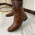 Bota Ramarim Couro Legitimo Marrom 2453102 - Imagem 2