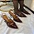 Scarpin Vizzano Slingback Vinho 11841193 - Imagem 5