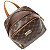 Bolsa Mochila Rafitthy Dark Cacau/ Caramelo 2816132A_2 - Imagem 5
