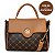 Bolsa Rafitthy Dark Cacau/ Caramelo 2816214A - Imagem 2