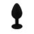 Plug Anal Aveludado Com Pedra 8,3 x 3,2 cm - Gtoys - Imagem 1