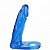 Anel Com Prótese Auxiliar Azul Em Jelly 16,5 x 3,5 cm  - KGel - Imagem 1