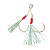 Suporte Hook Pike Duplo Com Pelo Nº3/0 (Juva Pesca) - Imagem 1