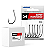 Anzol Super Maruseigo n°06 Marine Sports c/50 (cartela) - Imagem 4