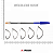 Anzol Pinnacle Weedless Hook n°5/0 Maruri c/05 (cartela) - Imagem 3