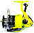 Molinete Lager (Ottoni) 4000 - 3 Rolamentos - Amarelo - Imagem 1