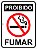 Placa de Proibido Fumar - Imagem 1