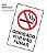 Placa de Sinalização Proibido Fumar Obrigado Por Não Fumar - Imagem 3