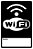 Placa Sinalização WIFI Com Senha Vertical - Imagem 1