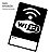 Placa Sinalização WIFI Com Senha Vertical - Imagem 3