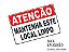 Placa de Sinalização Atenção Mantenha Este Local Limpo - Imagem 3