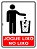 Placa Sinalização Jogue Lixo no Lixo - Imagem 1