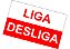 Etiquetas de Sinalização Liga e Desliga - Imagem 1