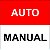 Etiquetas de Sinalização Indicação Auto ou Manual - Imagem 1