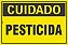 Placa de Sinalização Cuidado Pesticida - Imagem 1