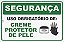 Placa de Sinalização Uso Obrigatório de Creme Protetor de Pele - Imagem 1