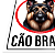 Placa Sinalização Cuidado Pastor Alemão Cão Bravo Proteção 20x30cm - Imagem 3