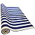 Gorgurão Estampado 1m X 1,40m Listrado Azul Royal - Imagem 2