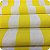 Gorgurão Estampado 1m X 1,40m Listrado Amarelo - Imagem 1